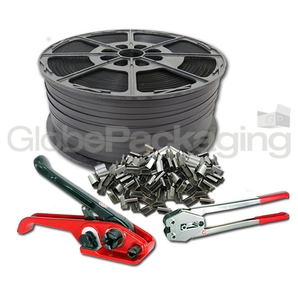HEAVY DUTY BEGINNER PALLET STRAPPING BANDING KIT 002